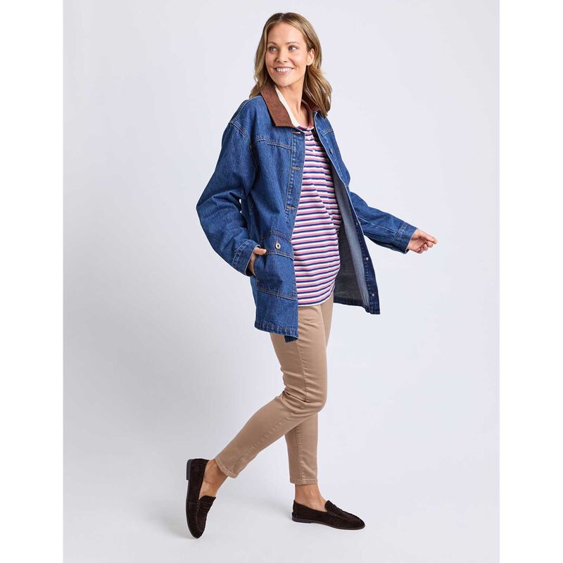 ELM Lilian Denim Barn Jacket image number 3